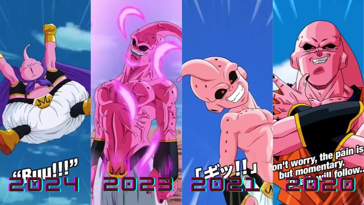 Evolution of Majin Buu Animations 2015-2024 DBZ Dokkan Battle