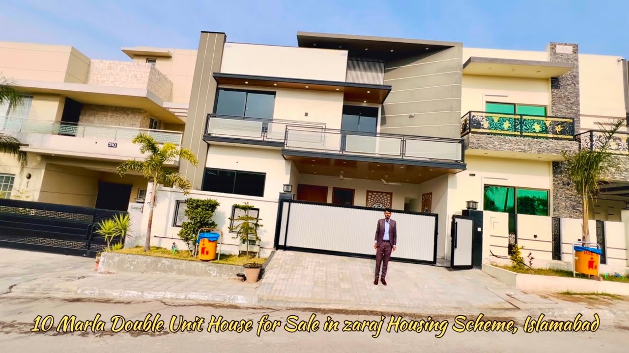 10 Marla Double Unit House for Sale in Zaraj Housing Scheme, Islamabad