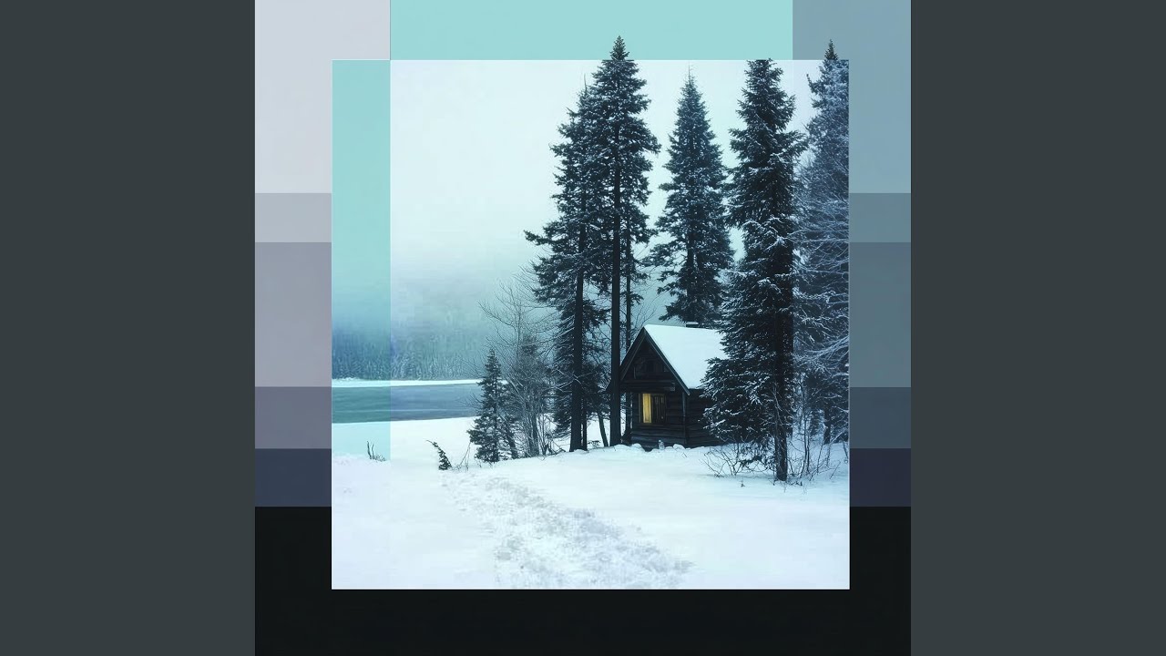 Countryside Winter Walk (Cabin, Mountains, Snow & Frozen Lake Song)