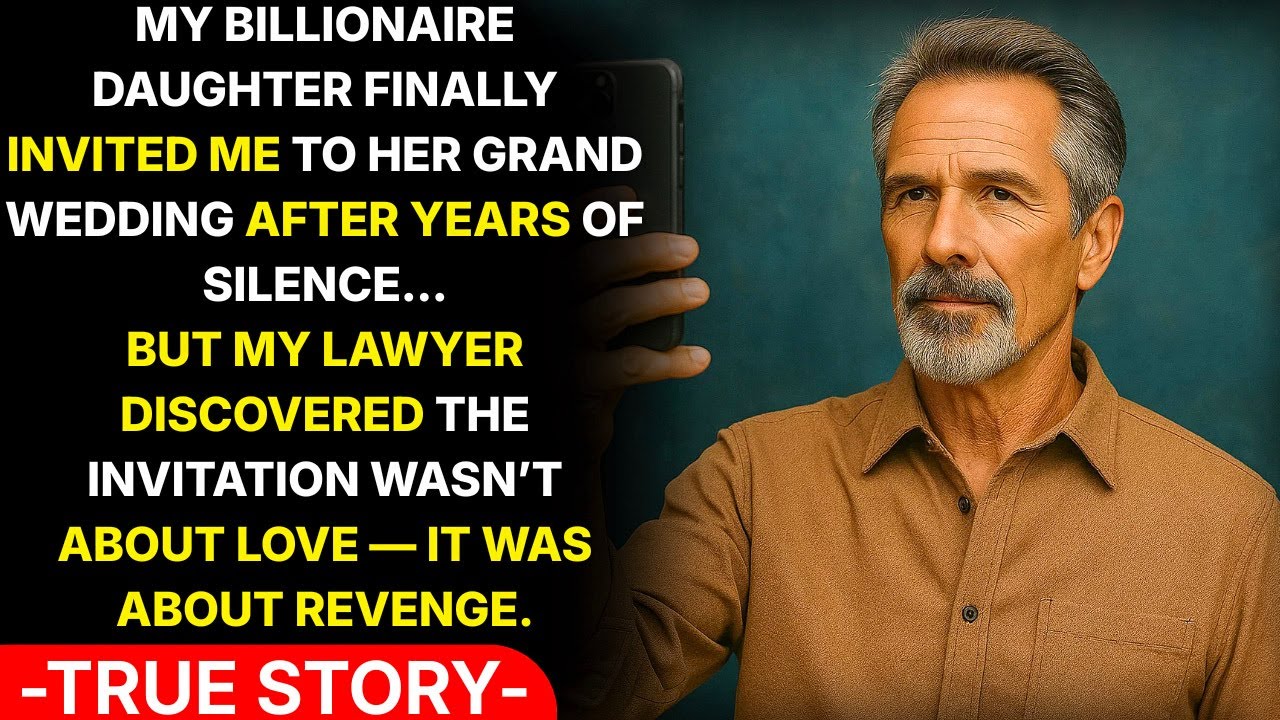 My Billionaire Daughter Invited Me To Her Wedding — But My Lawyer Told Me It Was A Trap