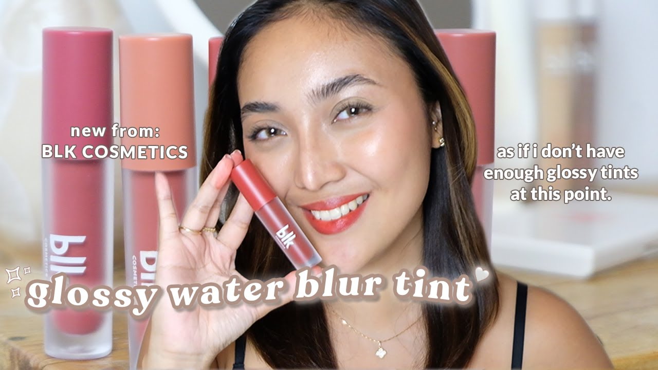 NEW BLK WATER BLUR TINT! | Full Swatches & Review | Via Silverio