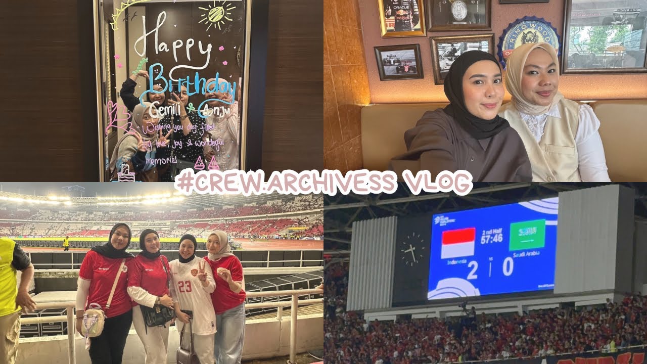 CREW'S VLOG | STAYCATION, BIRTHDAY, AND TIMNAS DAY🇮🇩