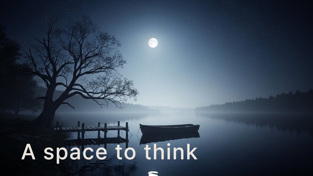 생각을 놓아둘 공간이 필요할 때  | A space to think