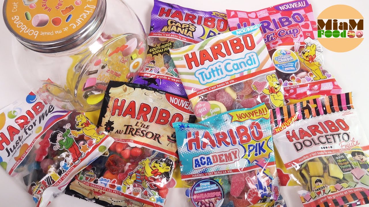 [BONBON] NOUVEAUX BONBONS HARIBO - Studio Bubble Tea Food unboxing Haribo Candies