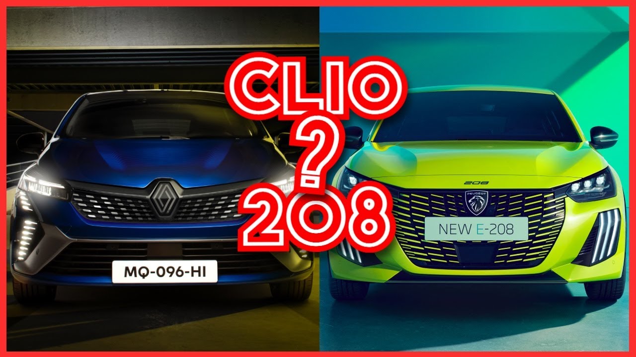 FRENCH SUPERMINI CONNECTION: Renault Clio vs. Peugeot 208