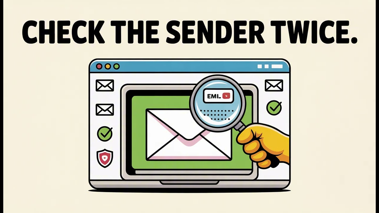 Check the Sender Twice