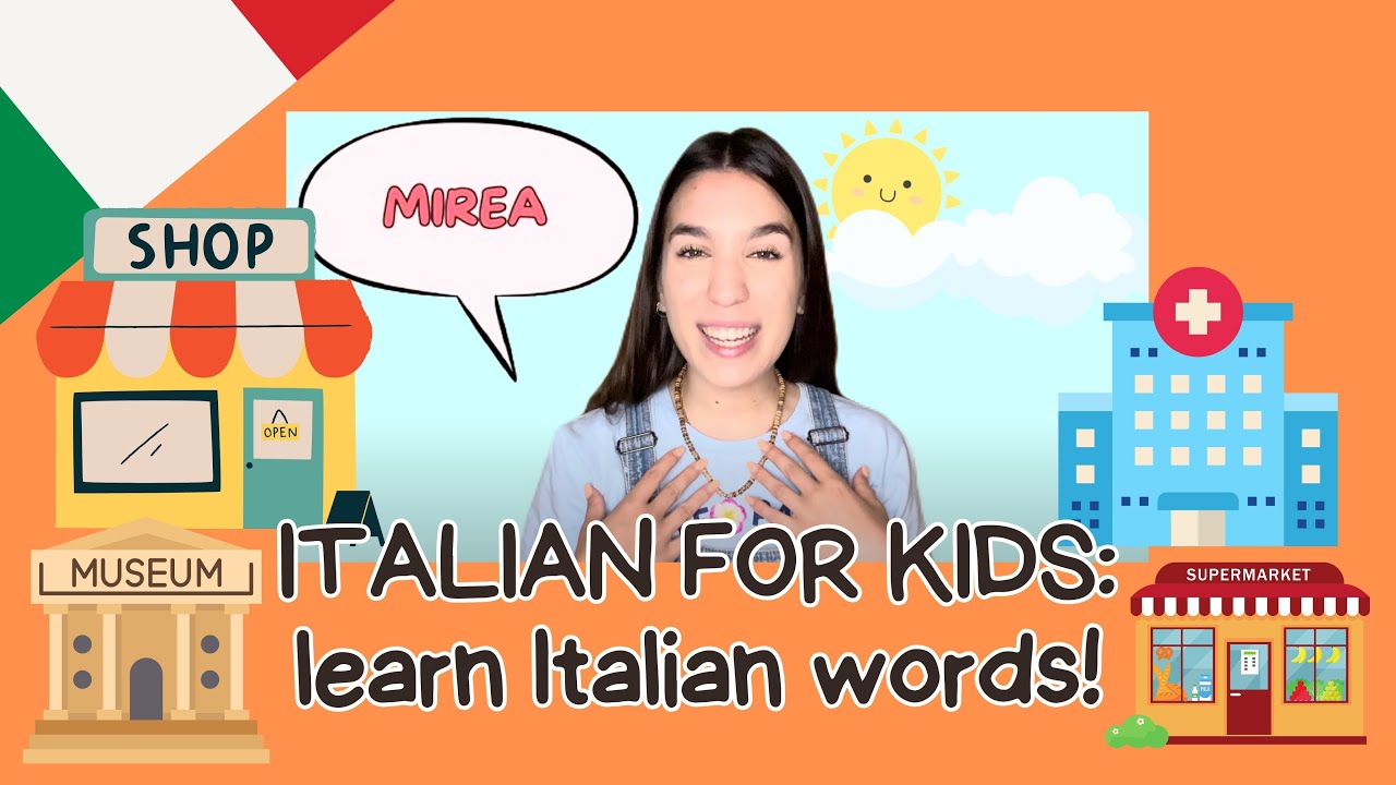 ITALIAN FOR KIDS: learn Italian words by singing with me! &ndash; The places