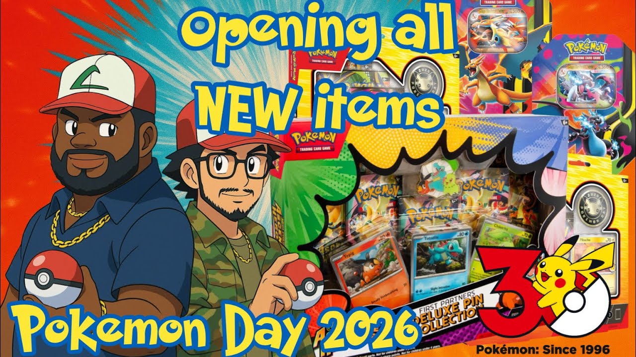 Opening all NEW products for Pokemon 30th anniversary!