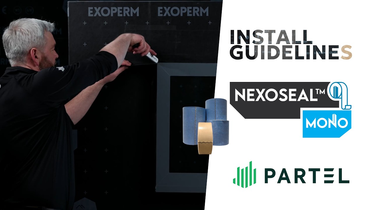 Window Airtightness Installation Guide | NEXOSEAL MONO + EXOPERM MONO 250 SA