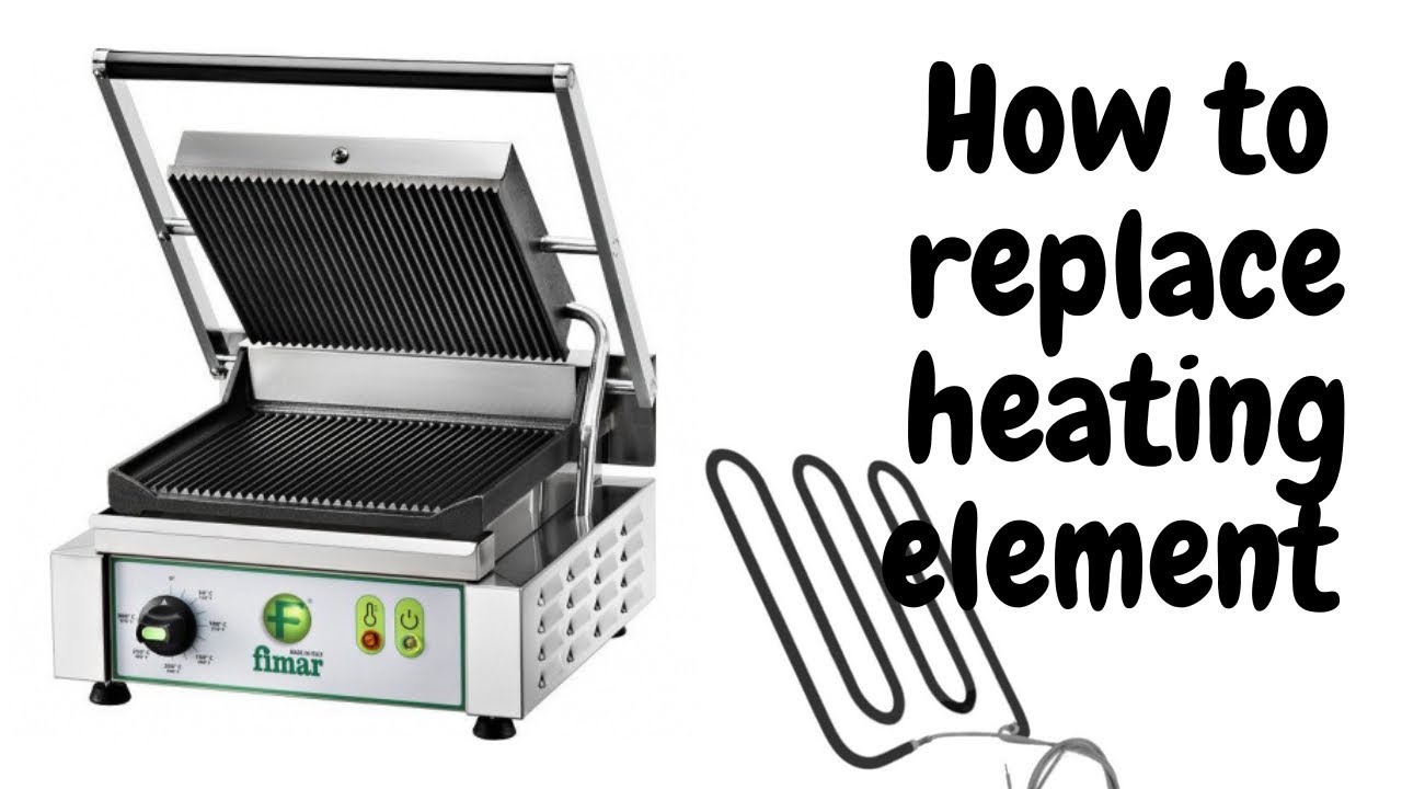 Replacement of fimar panini grill heating element