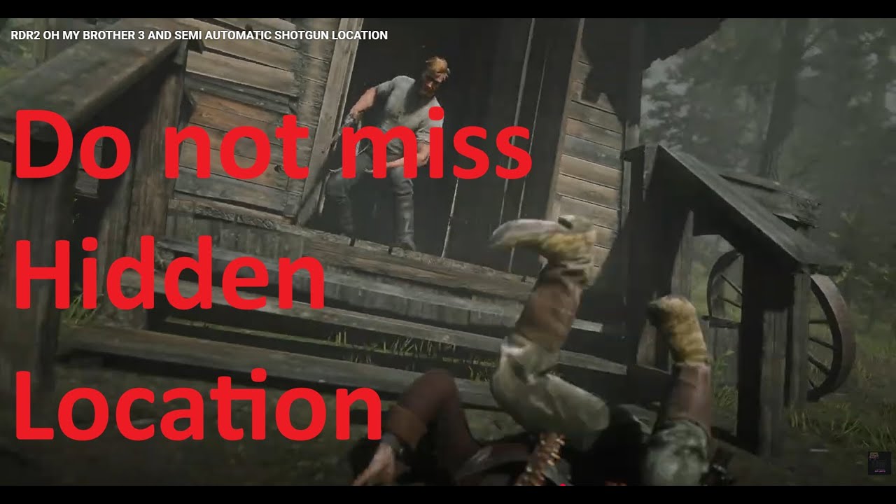RDR2  HIDDEN SEMI AUTOMATIC SHOTGUN LOCATION(FREE)