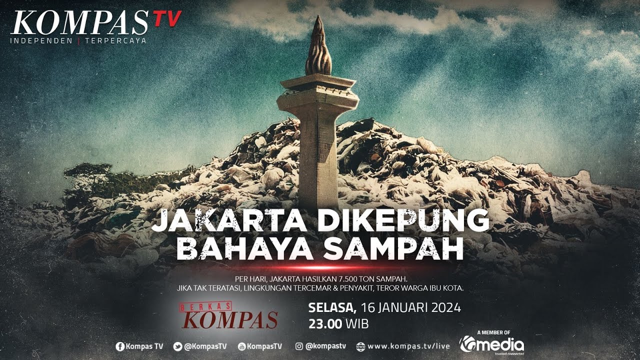 Jakarta Dikepung Bahaya Sampah I BERKAS KOMPAS