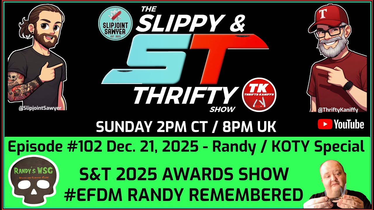 The Slippy & Thrifty Show Ep102 - S&T 2025 Awards Show Special
