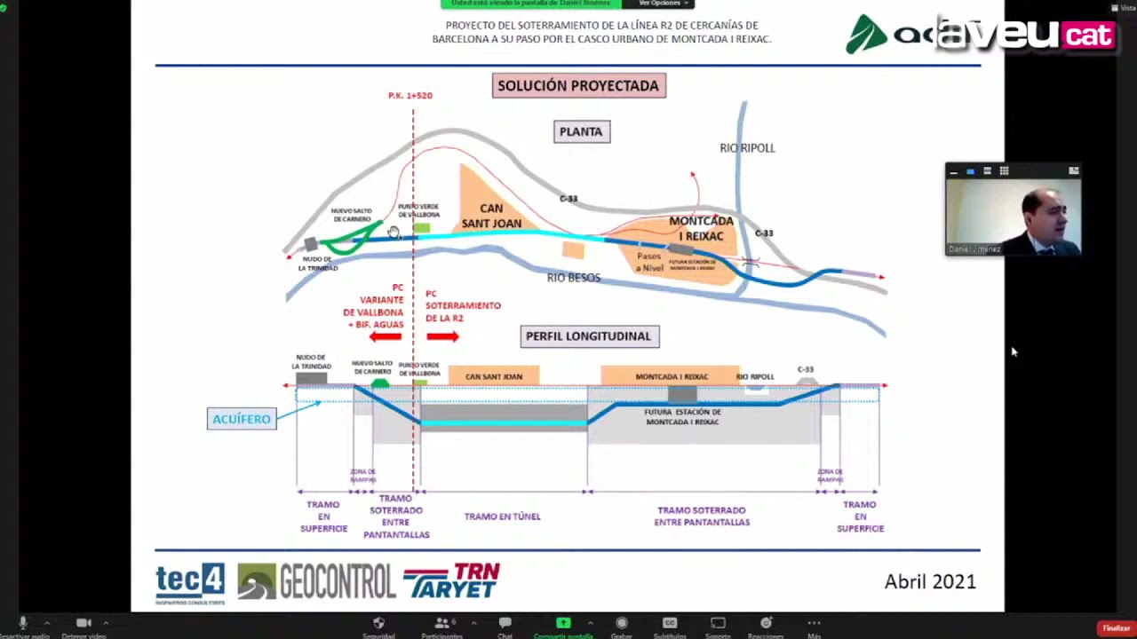 Presentació del projecte del soterrament de l’R2 . #adeuvies #benvingutsoterrament