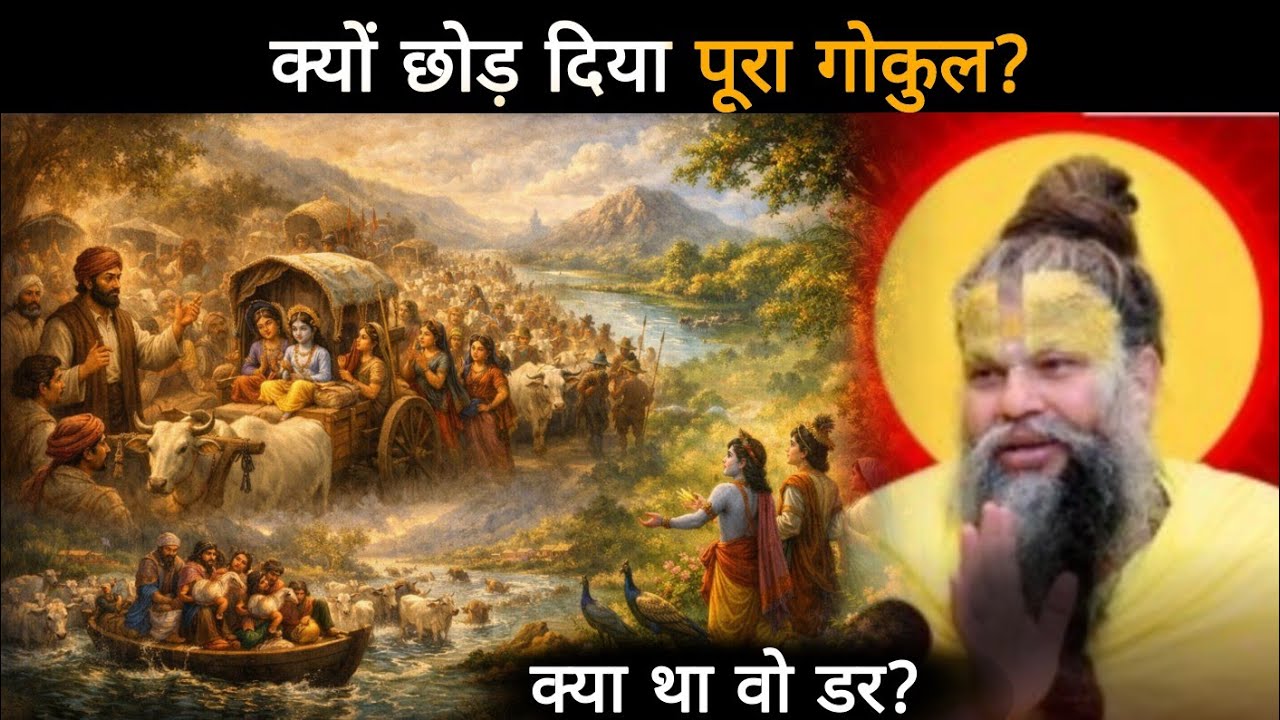 क्यों छोड़ दिया पूरा गोकुल? कृष्ण की रहस्यमयी यात्रा का सच!