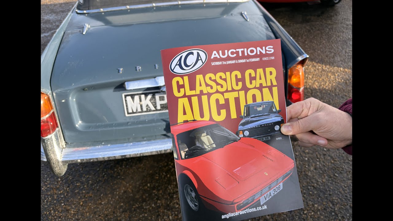 Triumphs at Anglia car Auctions. A look at the Triumphs available Saturday and Sunday,