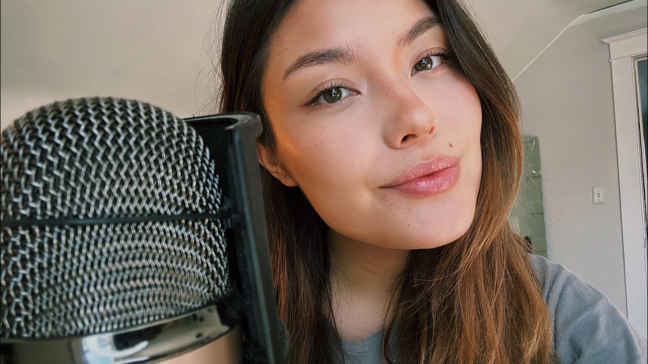 ASMR GRWM • Soft Whispers • New spring makeup routine 🌱