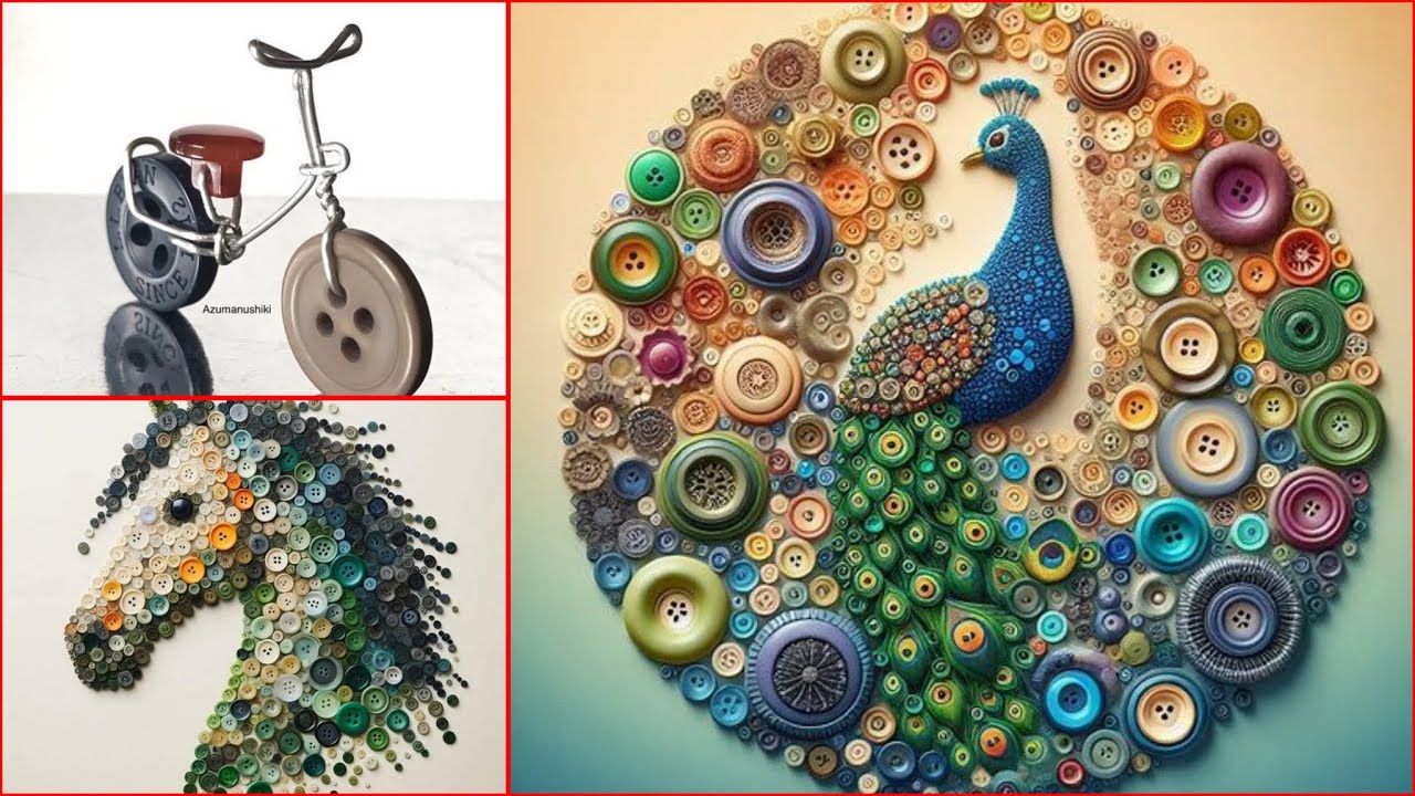 Amazing Button Craft Ideas | Easy DIY Home Decor🌸  | Creative Wall Decoration Idea