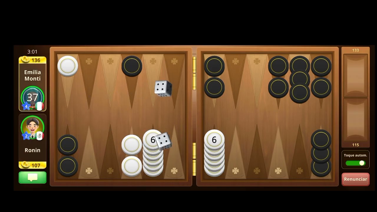 BACKGAMMON un ratito.
