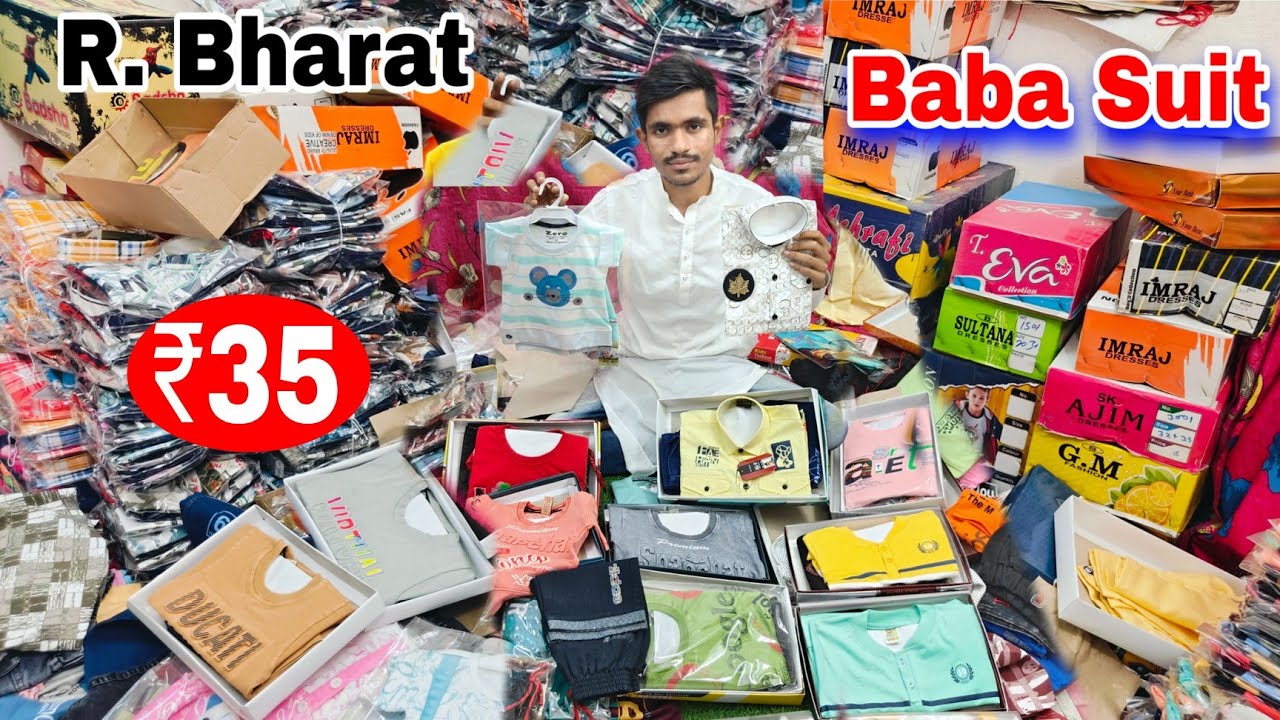 Box Packing Baba Suit Wholesaler in Kolkata METIABURUZ  || R BHARAT Dresses #wholesalemarket