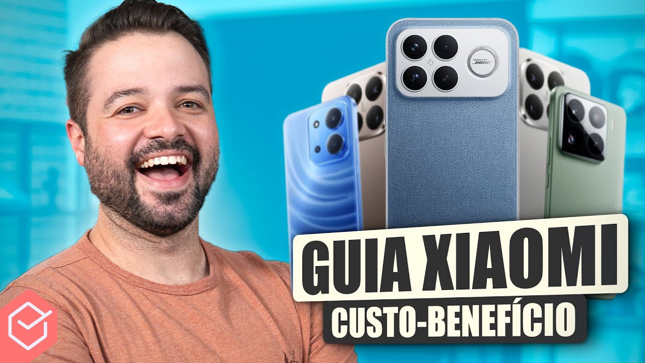 MUDOU! TOP 7 SMARTPHONES XIAOMI custo benefício para COMPRAR no INÍCIO de 2026!