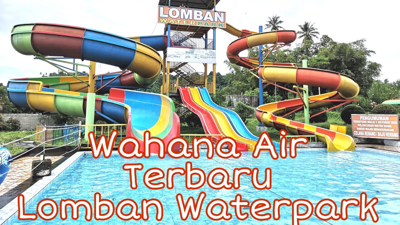 Wahana Permainan Air Terbaru Lomban Waterpark Manado Sulawesi Utara - Serasa di Waterboom Bali