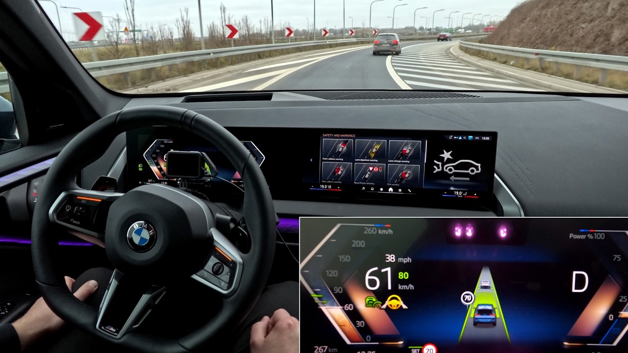 BMW X3: Driving Assistant Professional Level 2. Autonomous driving Traffic Jam & Highway Assist