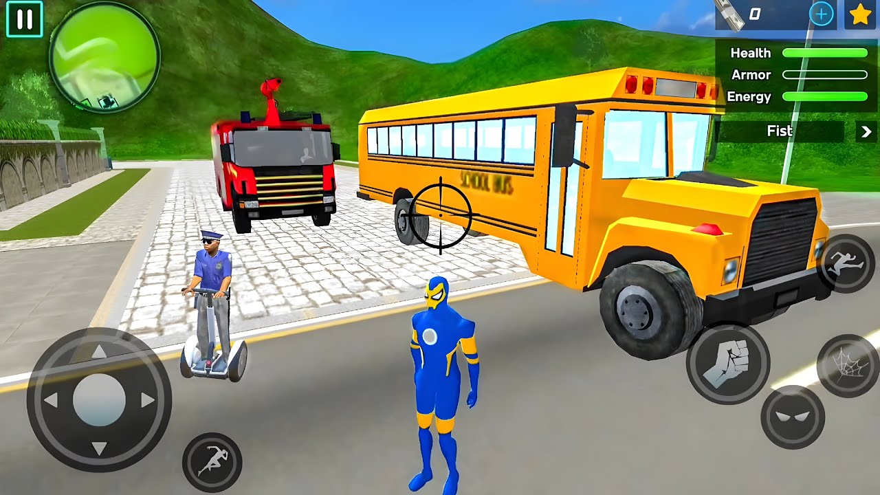 Spider Rope Hero Ninja Gangster Crime Vegas City #2 - Android Gameplay