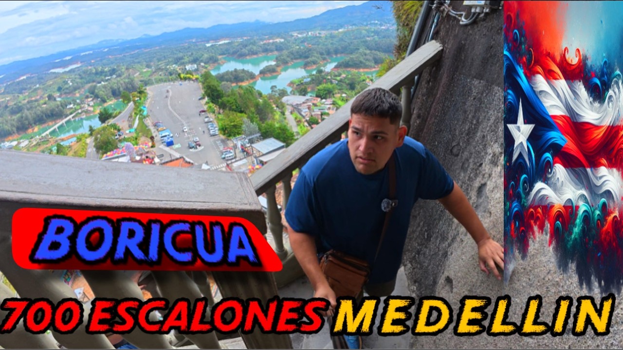 Así es subir a la Piedra Más Alta de COLOMBIA Peñól Guatape 🇨🇴