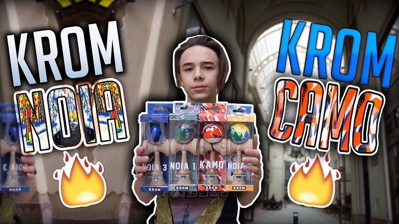 KROM KENDAMA KAMO, NOIA 1, 2, 3 - UNBOXING - TRICKS - REVIEW