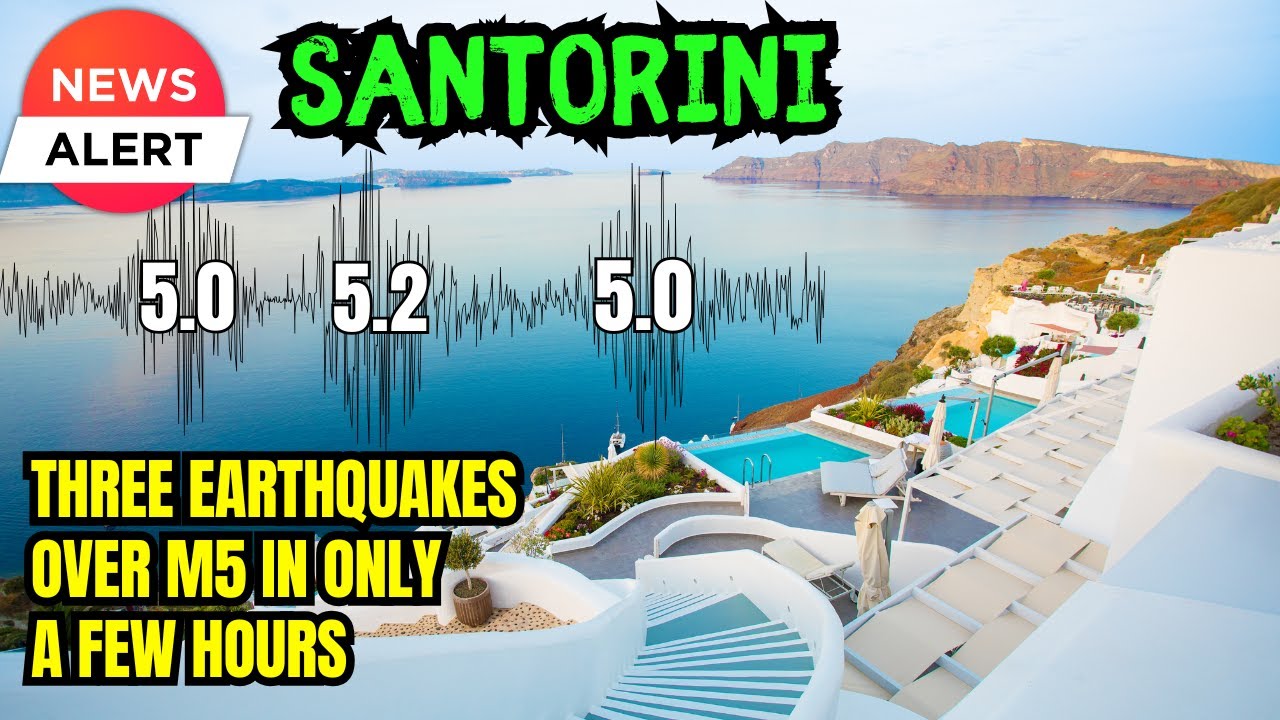 Alarming Developments at Santorini: Higher Magnitudes in a shorter period of Time ! #Santorini
