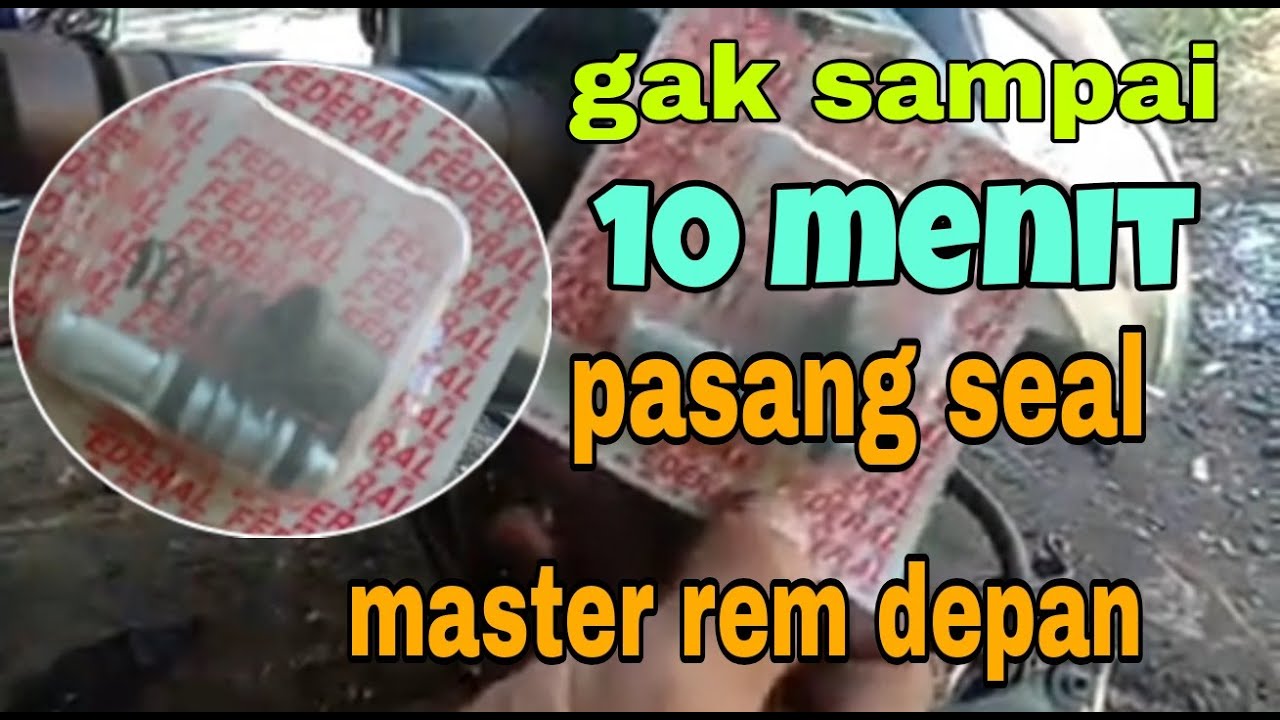 Ganti Seal Master Rem Depan Supra x125 @Asm Channel