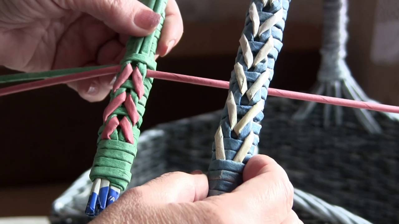 Weaving a strong handle together with Natalia Sorokina. Part 18.
