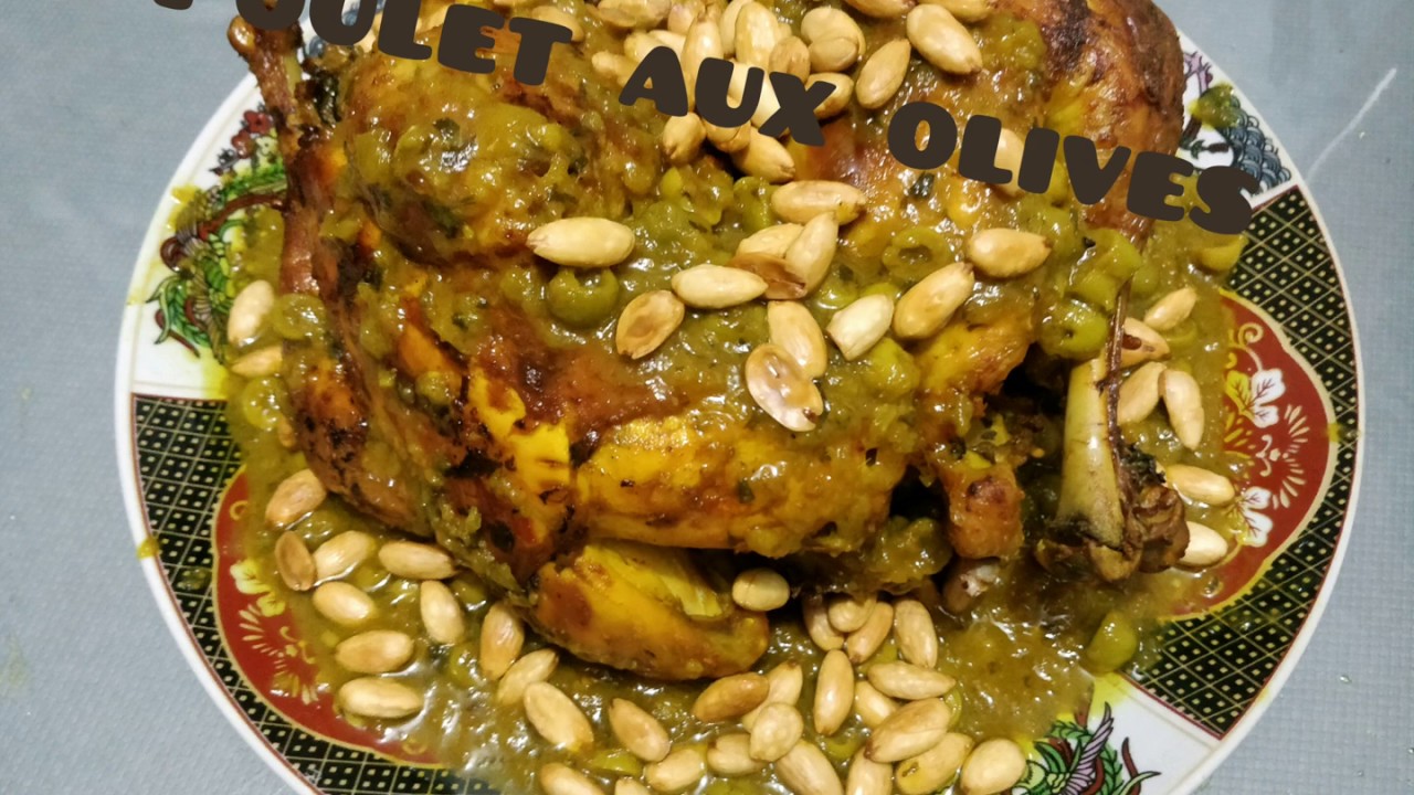 Poulets aux olives et amandes version Rif