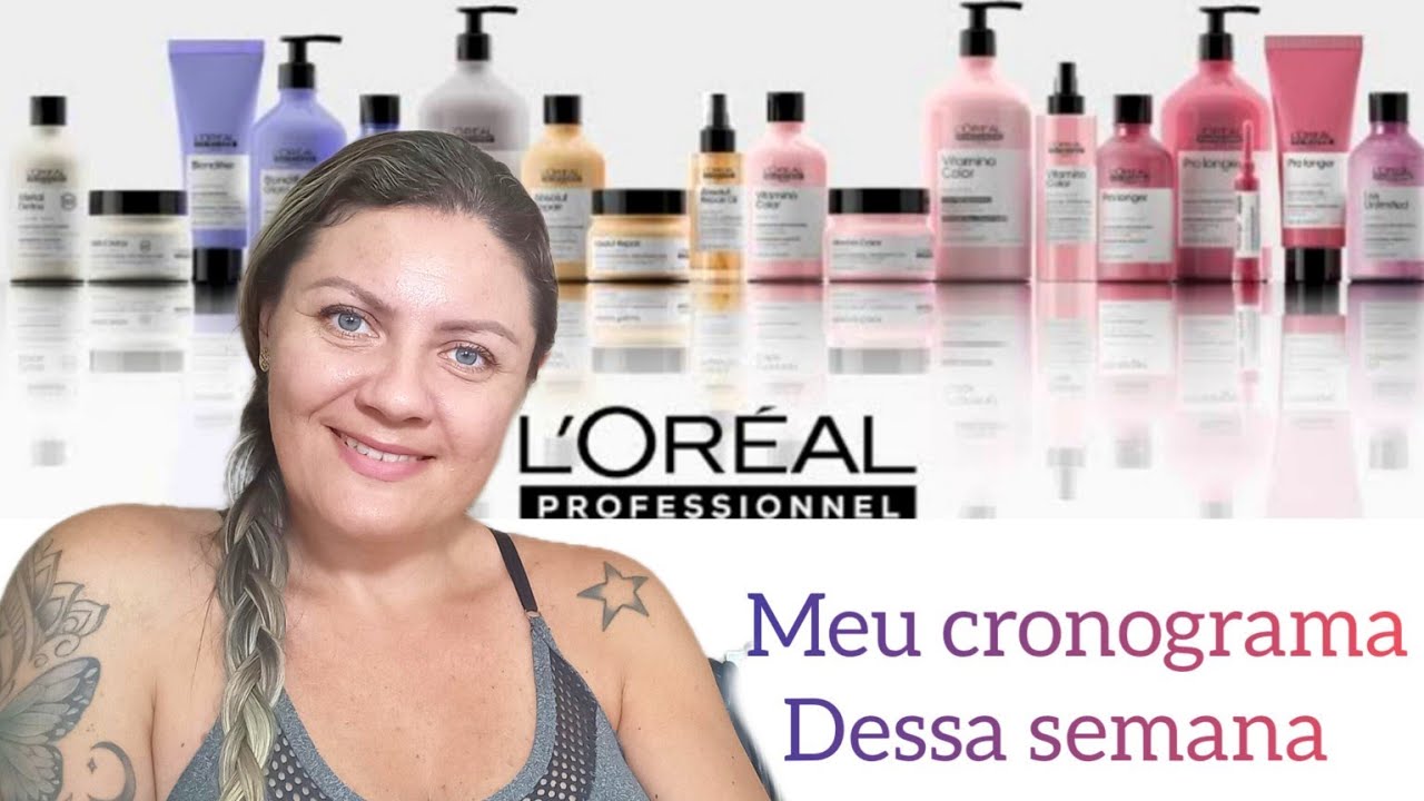 Cronograma capilar c/Loreal Profissionel ☆ Tratamento da semana toda #cabelo  #lorealprofessionnel