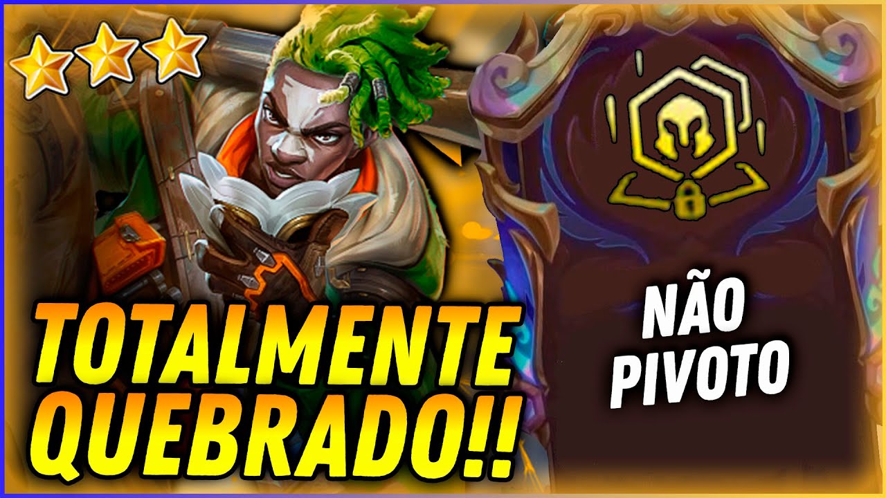 NÃO PIVOTO DEIXOU MEU EKKO ROUBADÍSSIMO! VIDA, AP E AD INFINITOS! | Teamfight Tactics