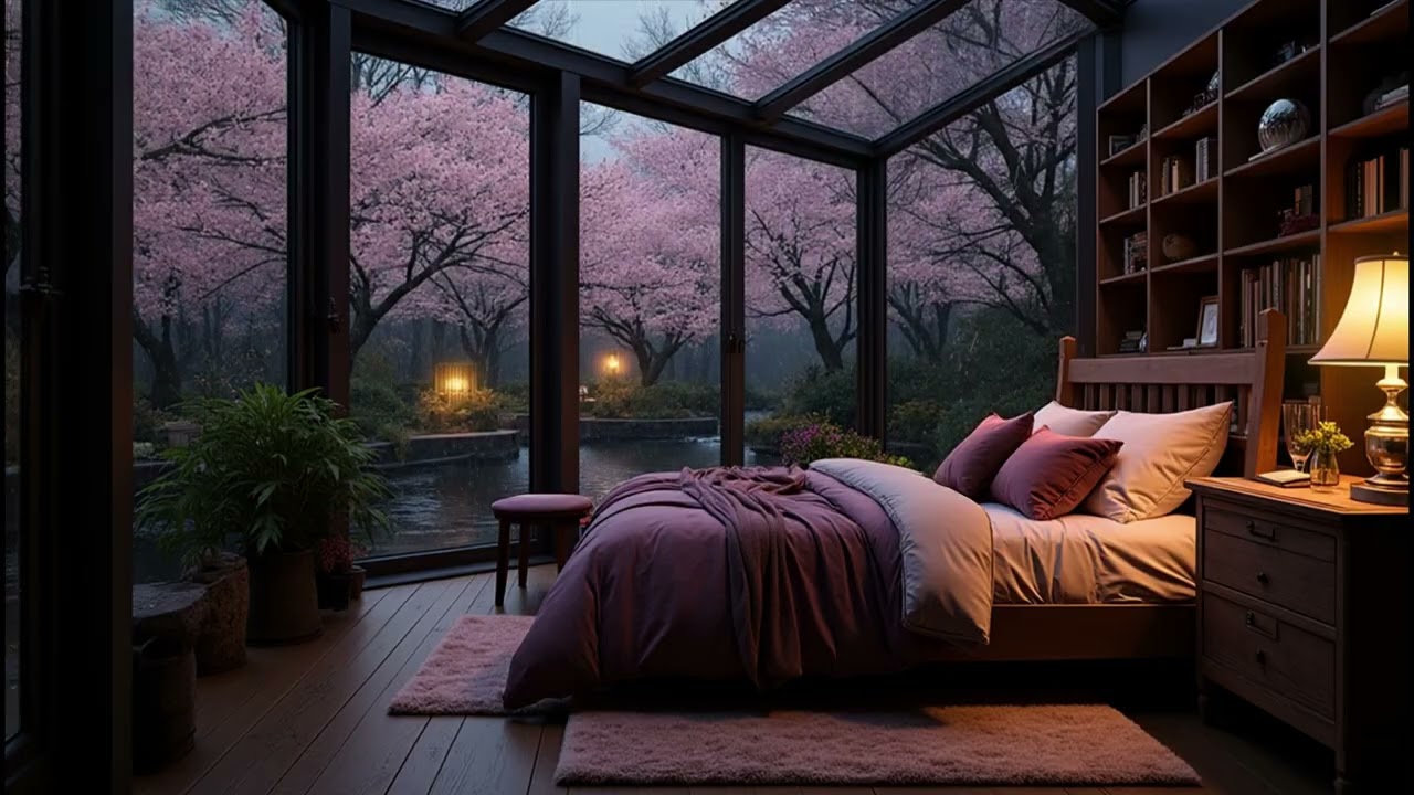 FALL INTO SLEEP INSTANTLY – Piano & Rain Sounds to Calm the Mind & Relieve Stress