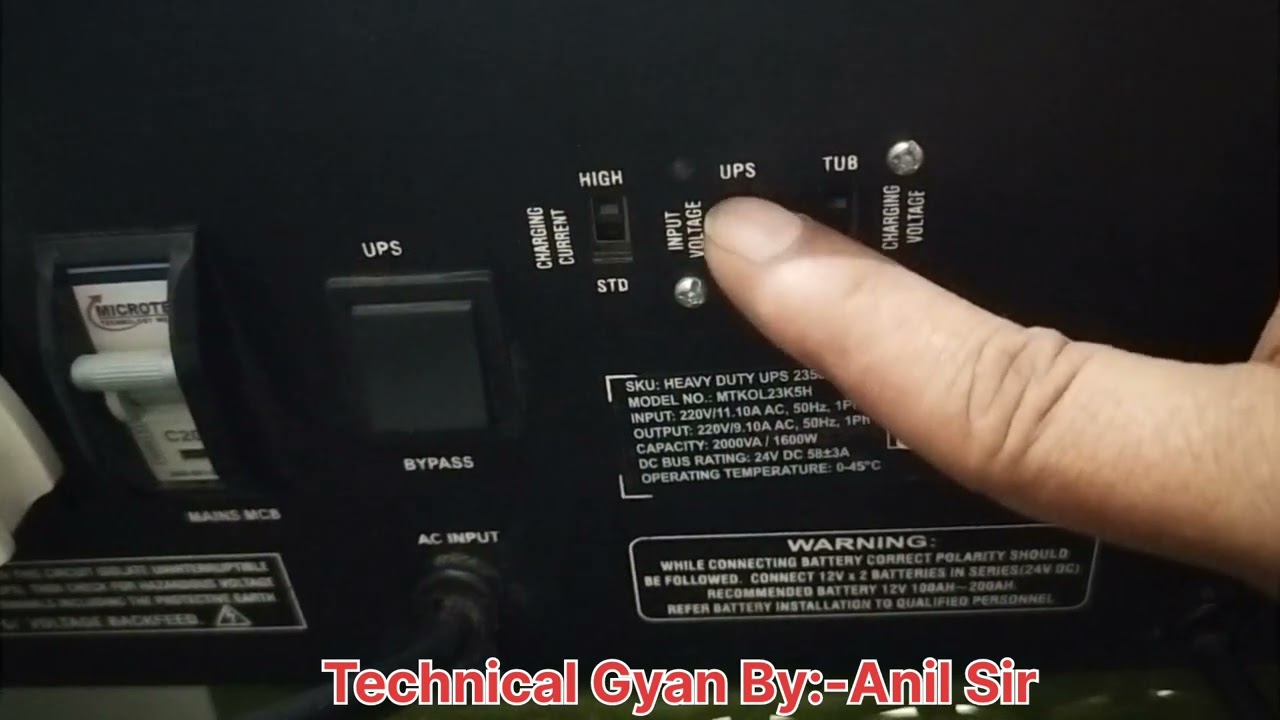 Microteck Inverter UPS 2350 24 Volt DG Full Explain #Microteck UPS Error Issu Solution
