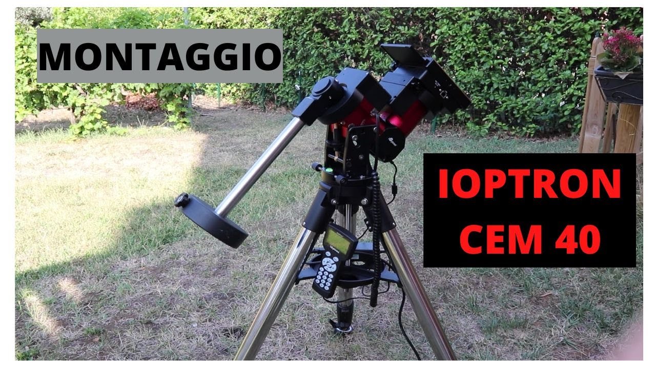 Montaggio della montatura iOptron CEM 40