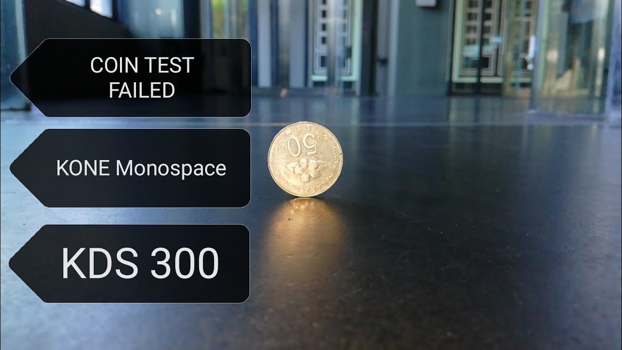 [COIN TEST FAIL] KONE MONOSPACE Glass Elevators At Sky Park @One City