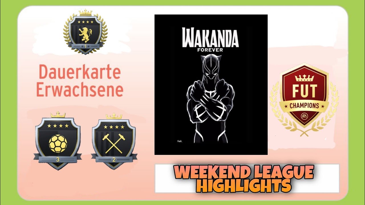 Mit WAKANDA FC zur DAUERKARTE in ELITE?! WEEKEND LEAGUE HIGHLIGHTS | Sektion 2000er