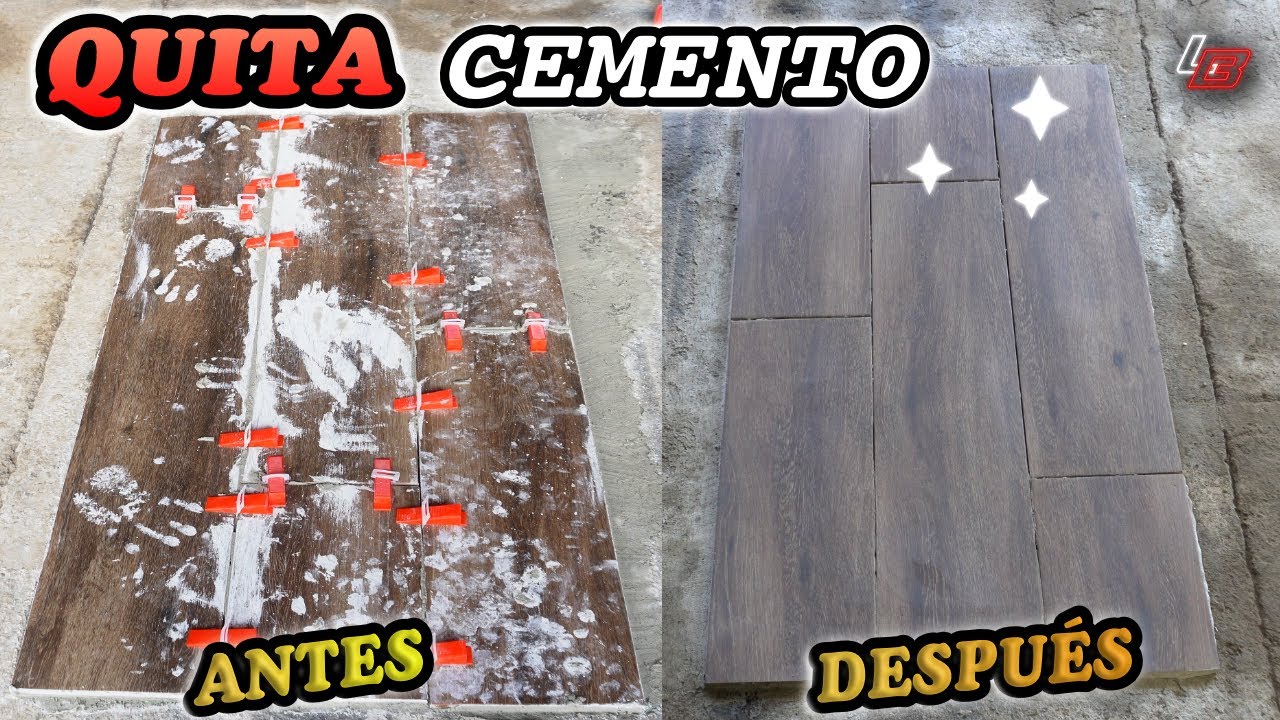 ❌ Cómo QUITAR CEMENTO en CERÁMICA y PORCELANATO 🔲 || Los Bestauradores