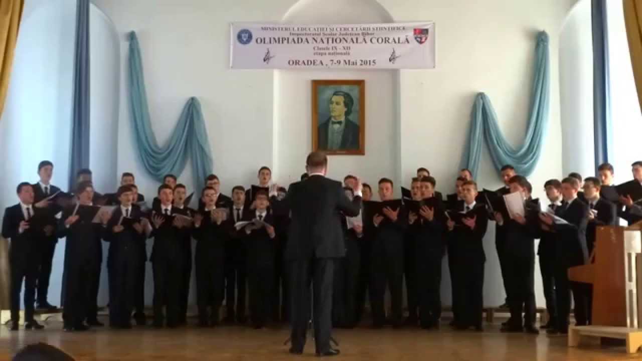 Corul Seminarului Teologic Chesarie Episcopul -Olimpiada Nationala Corala, Oradea 2014-2015