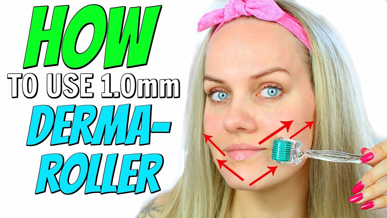 How to use 1.0mm dermaroller + demo
