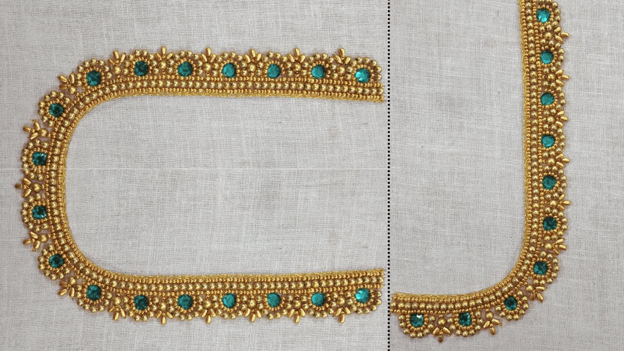 Simple aari work / Most beautiful aari work blouse designs // Aari work