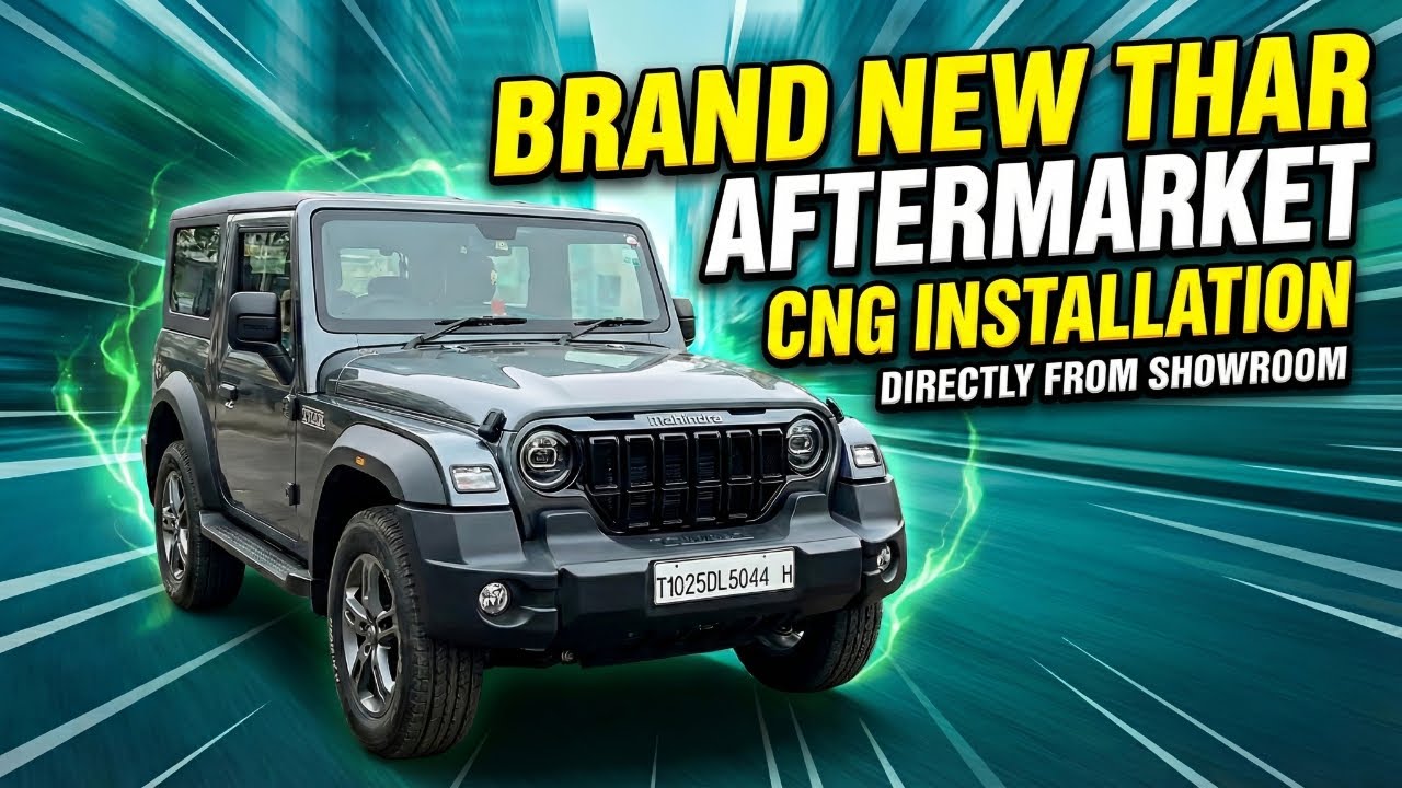 Brand New Mahindra Thar Roxx CNG Installation | Real Test Drive & Mileage Review