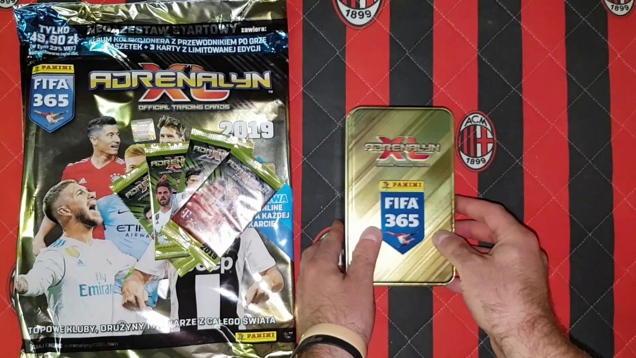 PANINI FIFA 365 2019 - POJEDYNEK STARTERPACK + 4 SASZETKI vs DUŻA PUSZKA KOLEKCJONERA!!!