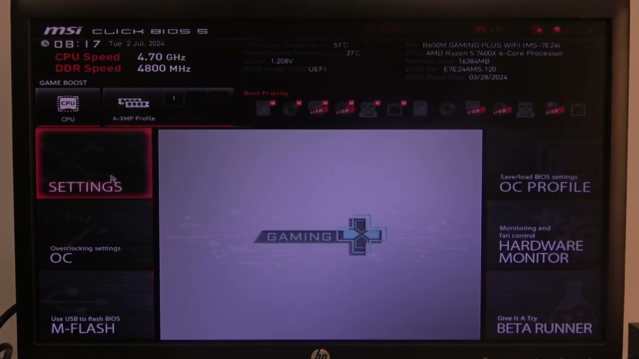 How To Enable & Disable Memory Try It! On MSI B650 Pro