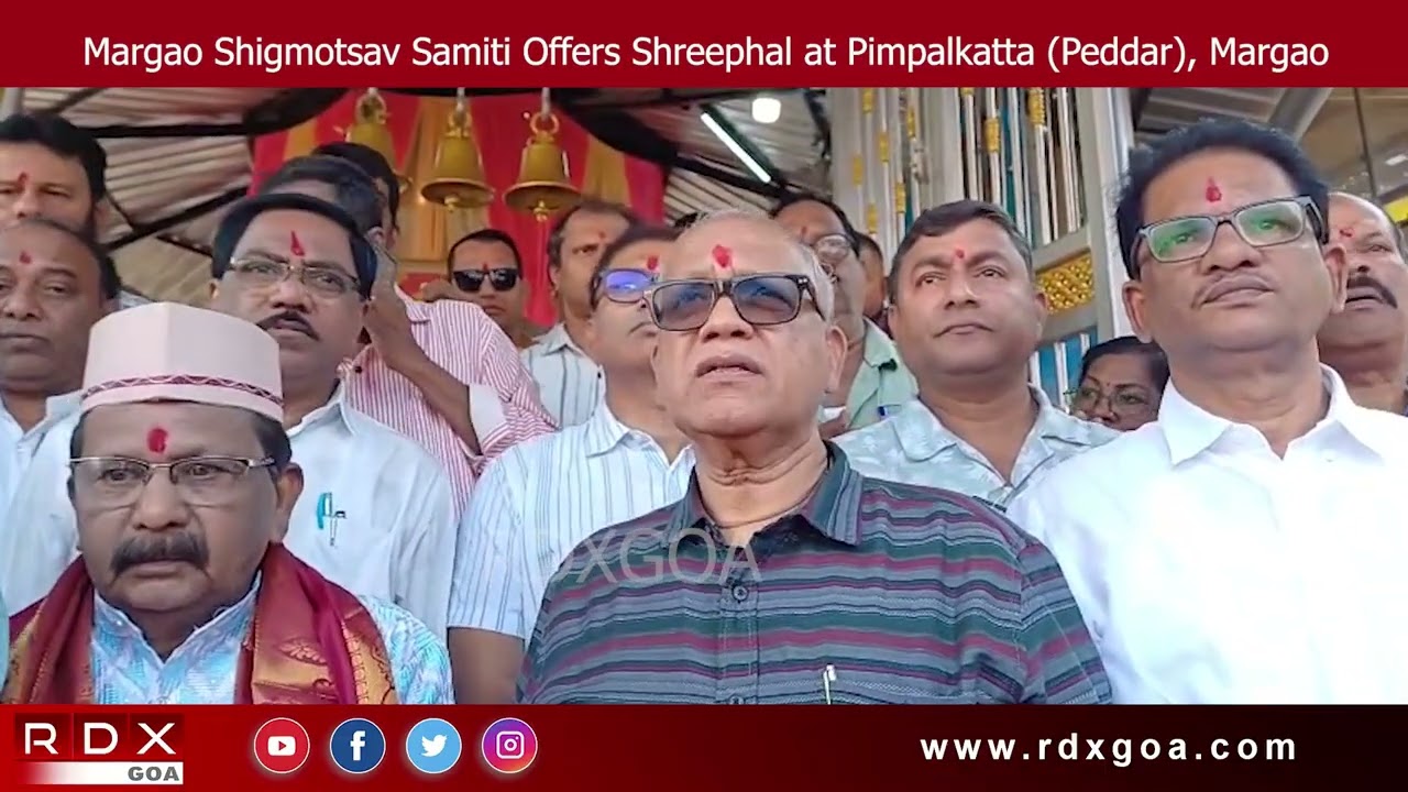 Margao Shigmotsav Samiti Offers Shreephal at Pimpalkatta (Peddar), Margao
