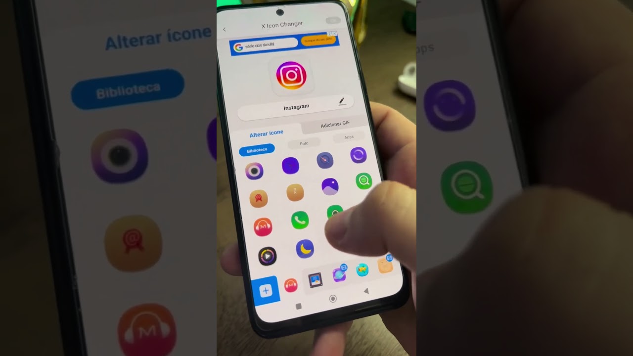 Aprenda trocar os &iacute;cones dos aplicativos